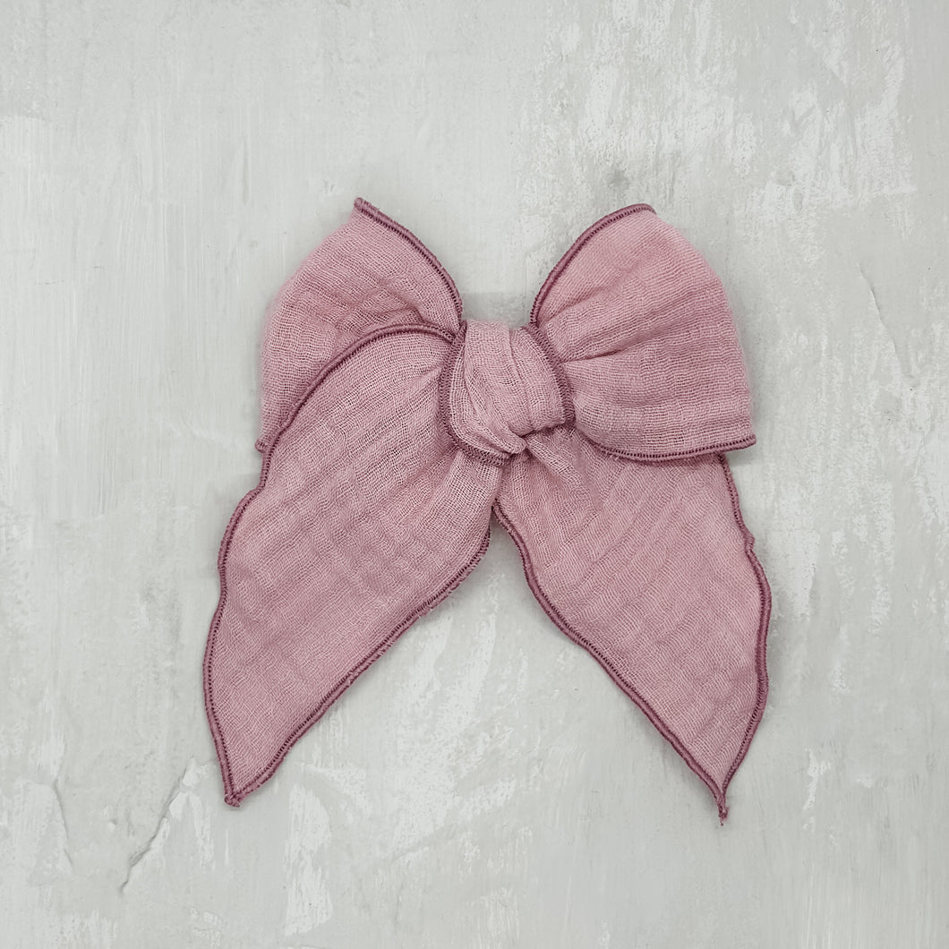 Fern Bow | Dusty Mauve