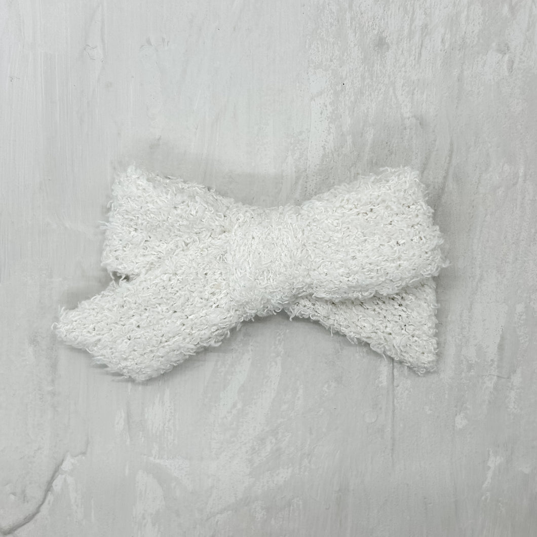 Hand Tied Bow | Teddy Cream