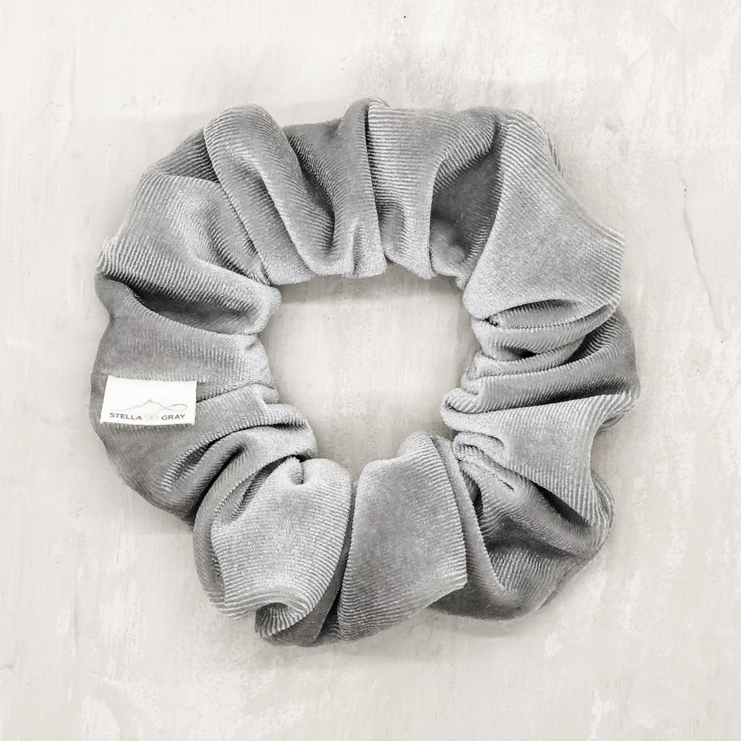 Velvet Scrunchies | Fog