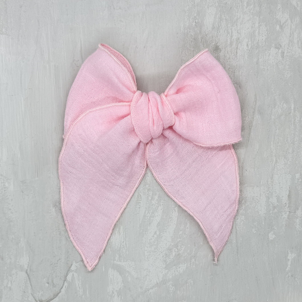 Fern Bow | Piglet Pink