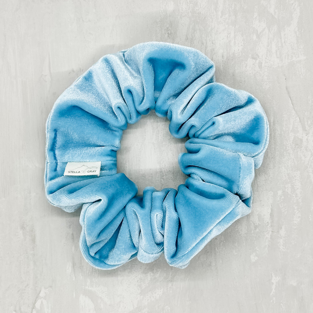 Velvet Scrunchies | Robins Egg
