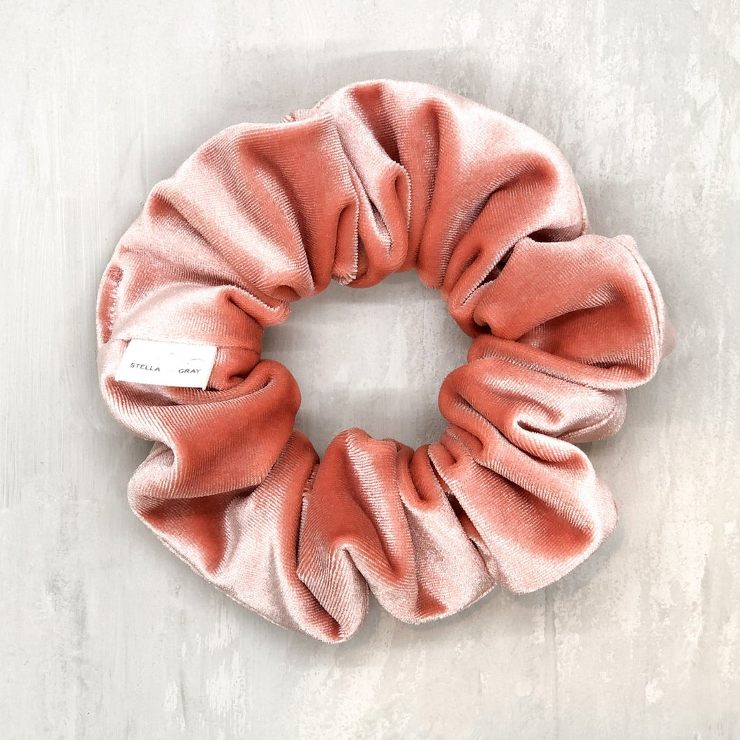Velvet Scrunchies | Blush