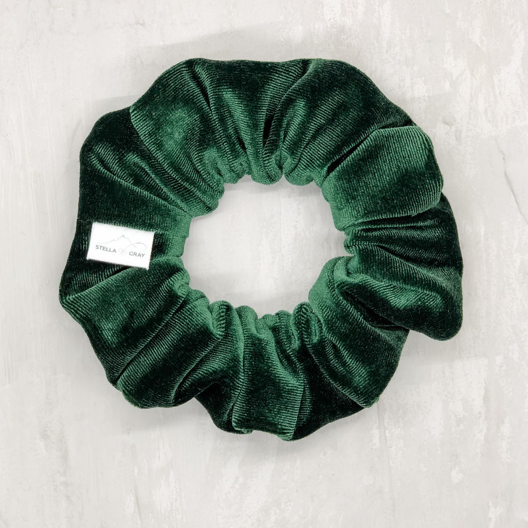 Velvet Scrunchies | Pine