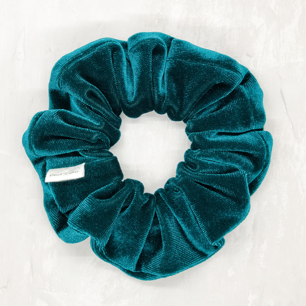 Velvet Scrunchies | Turquoise